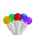 LED G12 Berry Faceted Christmas Lights - Multi-color - 15.9' White Wire - 50ct - IMAGE 2