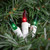 Mini Incandescent Christmas Lights - Red and Green - 28.75' White Wire - 100ct - IMAGE 3