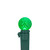 50ct LED G12 Red Green and White Berry Christmas Lights - 15.9' Green Wire - IMAGE 5
