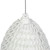 5.5" White Glitter Spiral Coiled Wire Finial Christmas Ornament - IMAGE 2