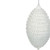 5.5" White Glitter Spiral Coiled Wire Finial Christmas Ornament - IMAGE 3