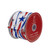 Red, White and Blue Striped Swirl Wired Patriotic Craft Ribbon 2.5in x 10 Yards - IMAGE 3