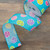 Blue Easter Egg Spring Wired Craft Ribbon 2.5" x 10 Yards - IMAGE 2