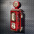 19" Red and Black Route 66 Gas Pump Key Cabinet - IMAGE 2