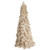 14.5" Gold Feather Table Top Christmas Tree with Glitter - IMAGE 1