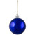 12ct Blue and Silver Glitter Shatterproof 2-Finish Ball Christmas Ornaments 2.25" - IMAGE 5