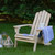 36" Natural Brown Classic Folding Wooden Adirondack Chair - IMAGE 2