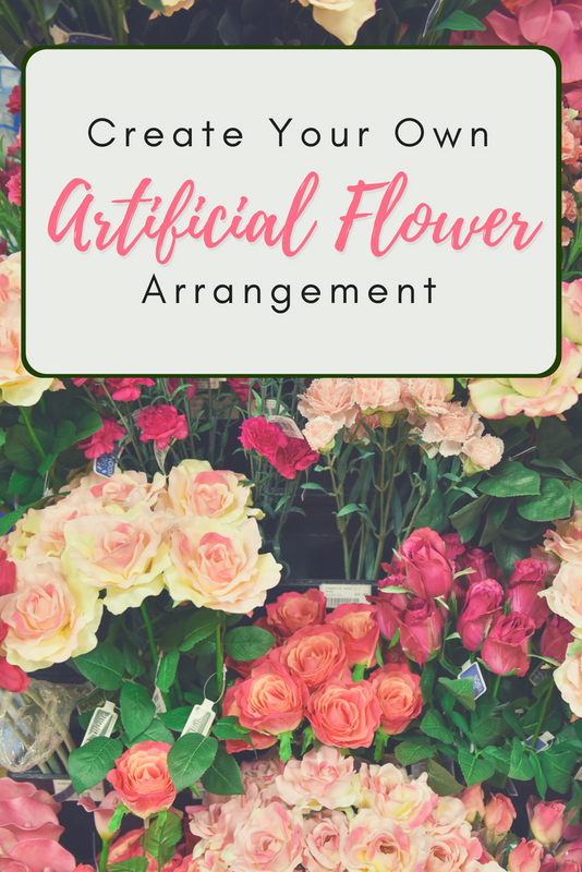 Create Your Own Artificial Flower Arrangement Christmas Central