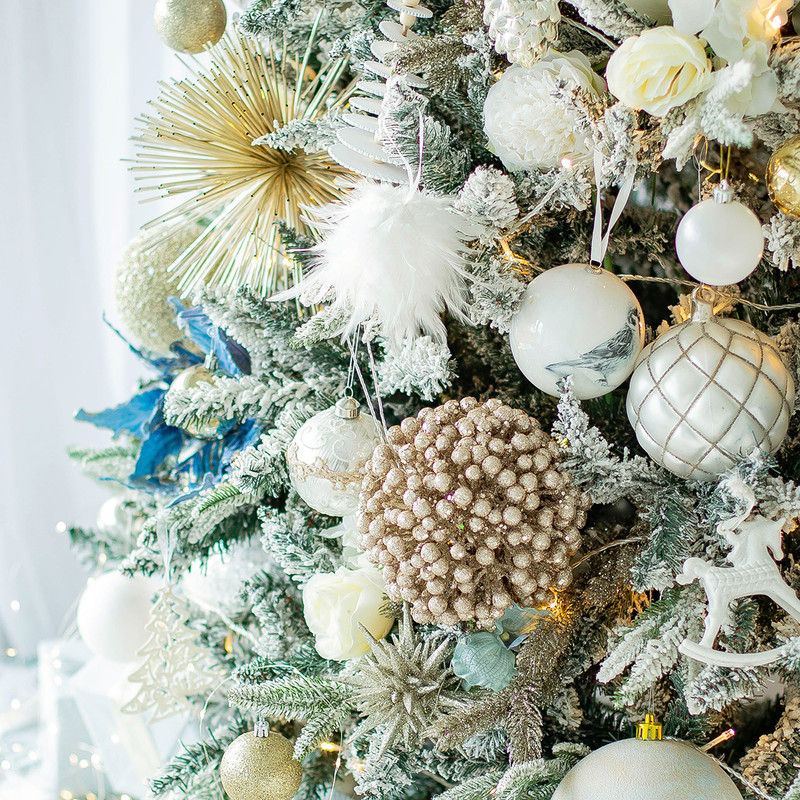 Fluffy, Fuzzy, Felted or Feathery: Add Texture to Your Christmas Tree with These Trendy Ornaments