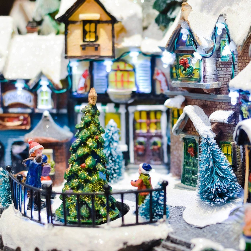 Make a Scene This Holiday Season with Miniature Christmas Village Decorations