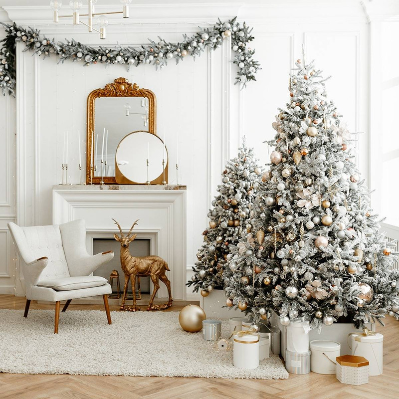Why We're Still in Love with the Flocked Christmas Tree