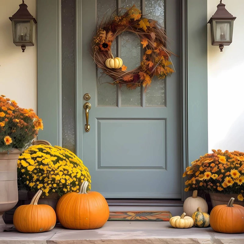 Buyer's Guide: Welcome Fall in 5 Minutes with a Simple Front Door Wreath Refresh
