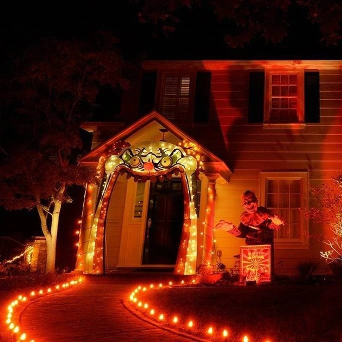 Decorating Guide: How to Turn Christmas Lights into Hauntingly Good Halloween Decor