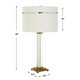 Upscale Square Column Crystal Base Table Lamp - 28" - Clear | Christmas ...
