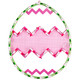 Aazon.co : 17\ Lighted Green with Pink Chevron Stripe Easter Egg... Aazon.co : 17\ Lighted Green with Pink Chevron Stripe Easter Egg...