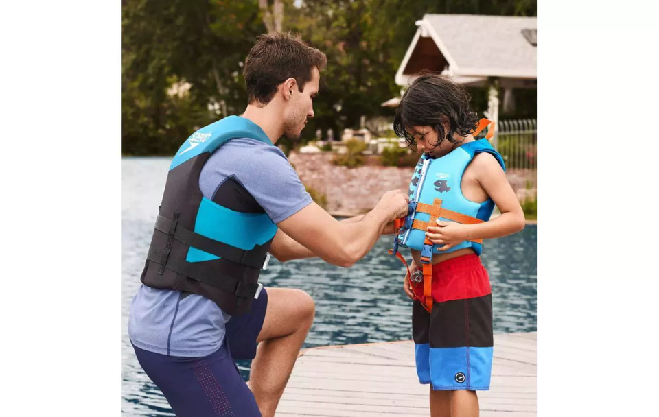 Speedo Adult Aquaprene Life Vest Personal Flotation Device XL/XXL USCG Approved Christmas Central