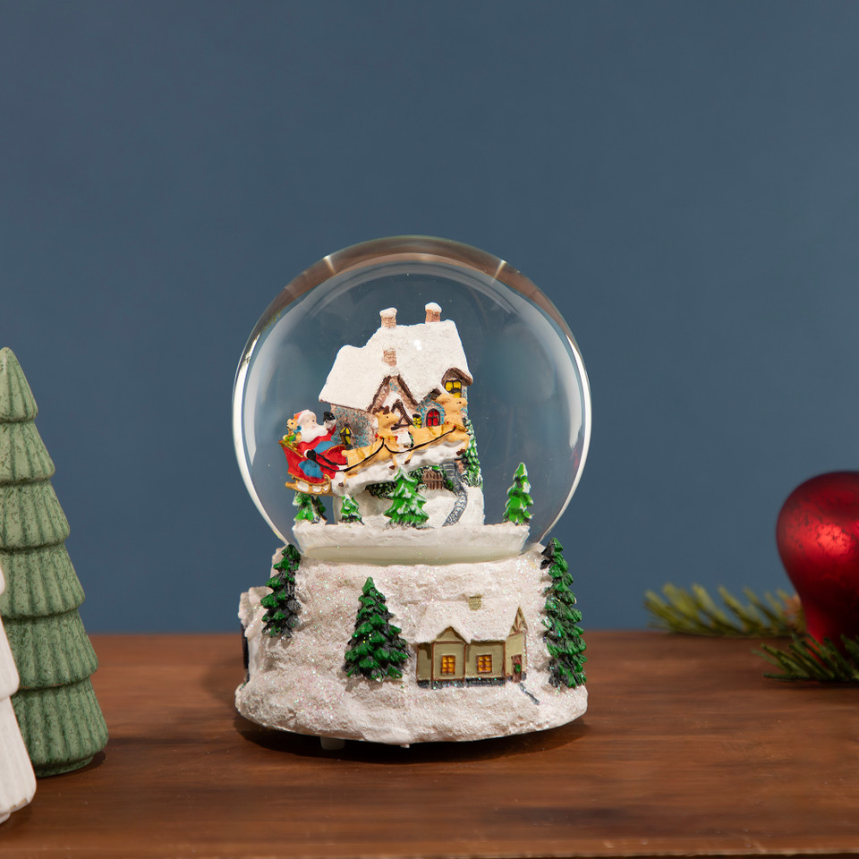 Santa Musical Water Globe main image 1