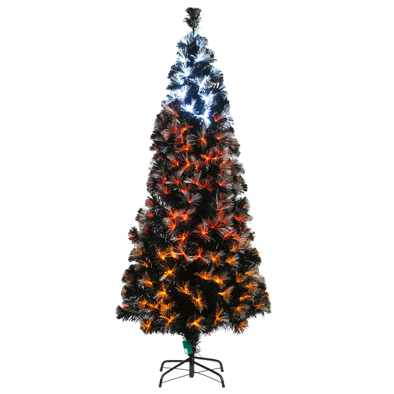 6 foot fiber optic candy corn Halloween tree