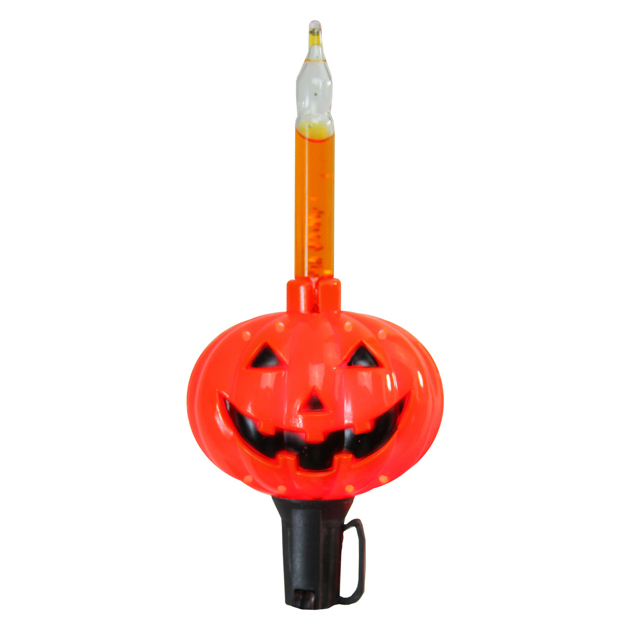 10 count jack o'lantern Halloween bubble lights