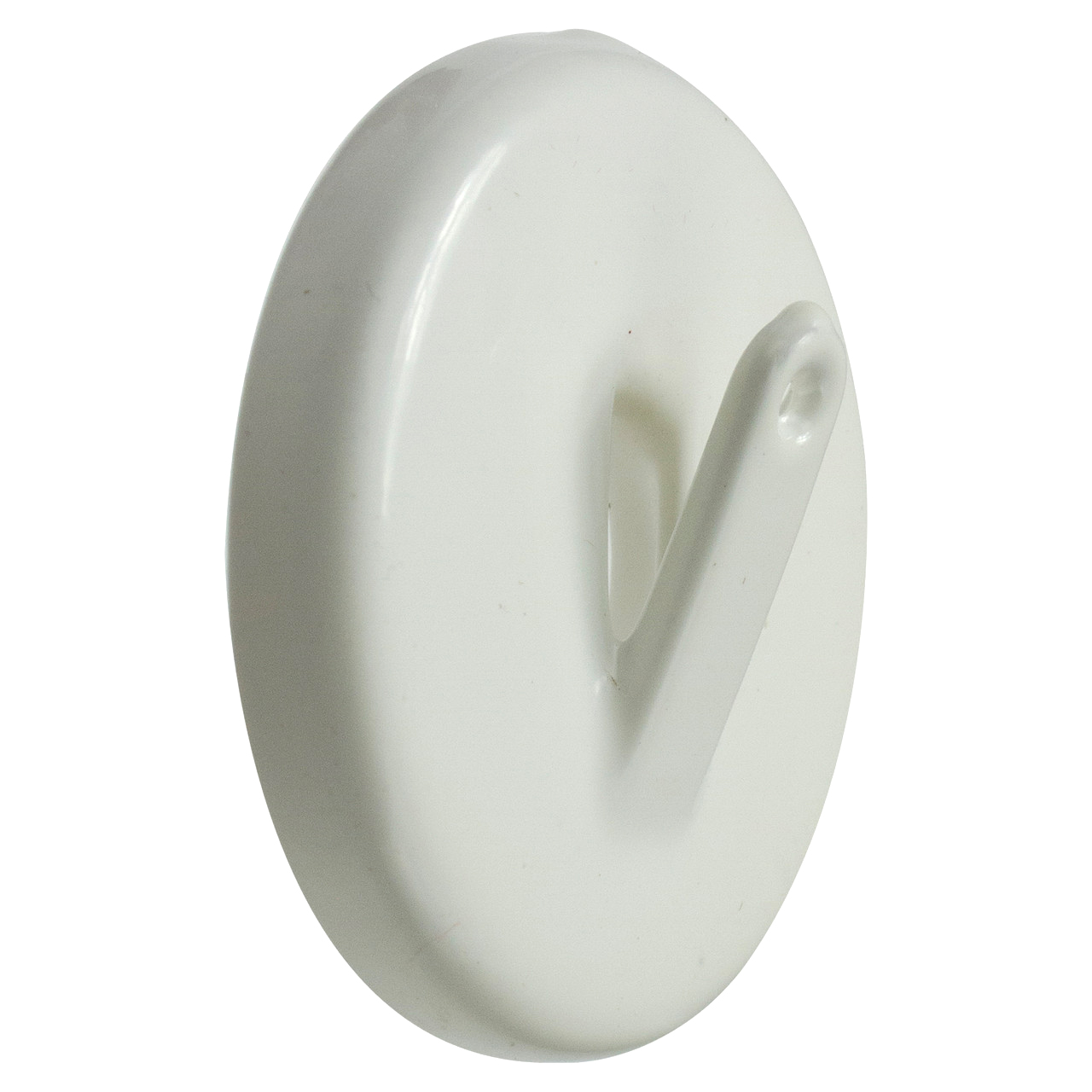 2.75 inch white magnetic wreath hanger