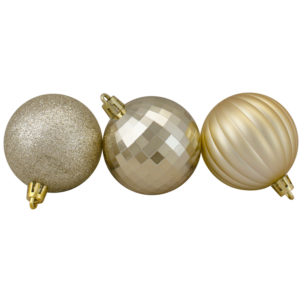 200 mm Gold Christmas Shatterproof Plastic Ball Ornament