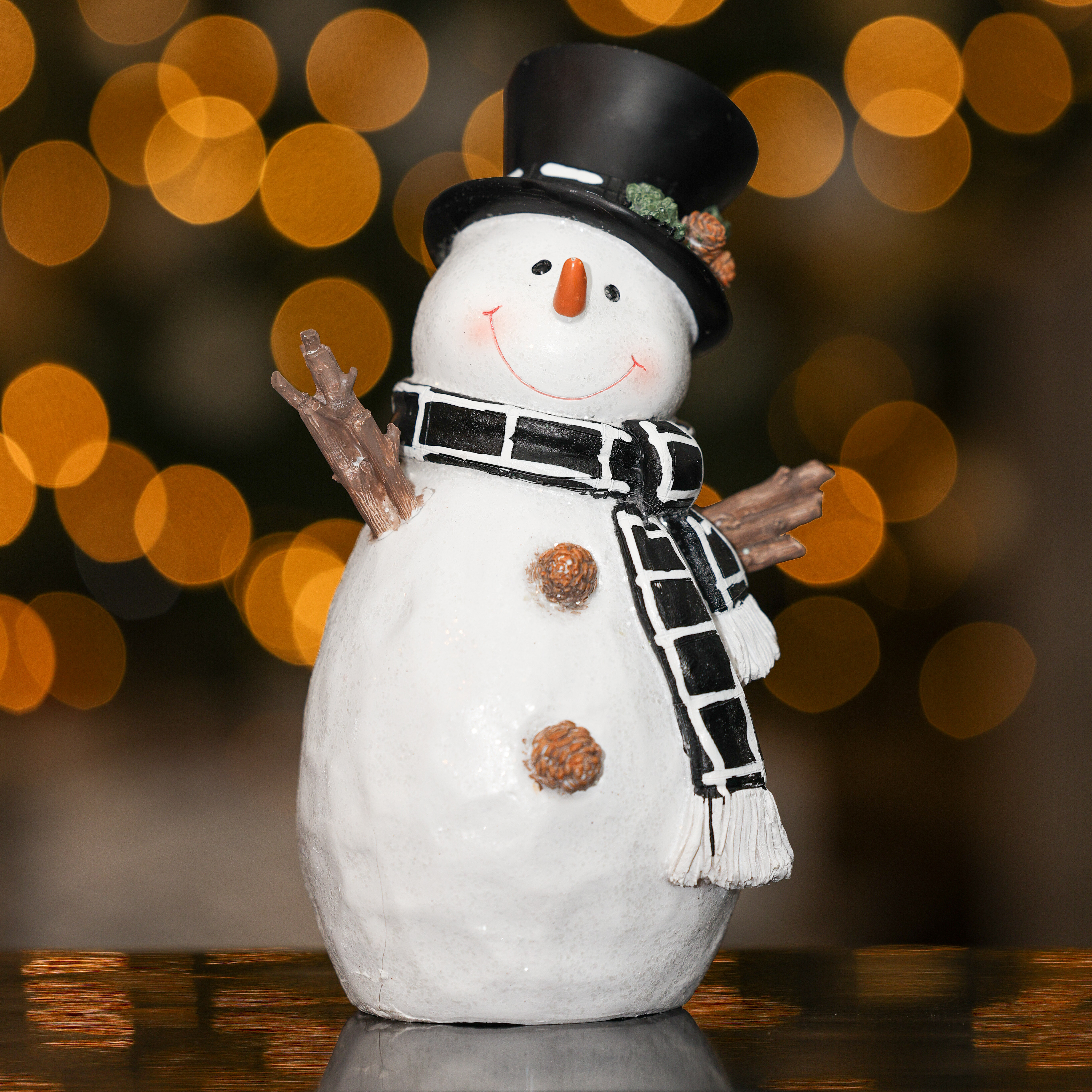 snowman tabletop decoration