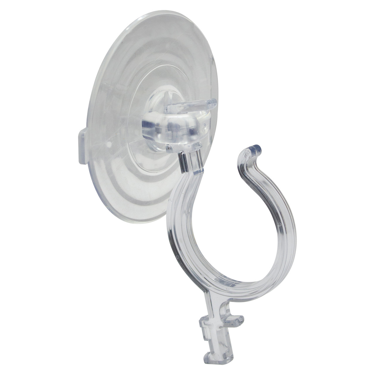 7 inch clear jumbo suction cup wreath hook