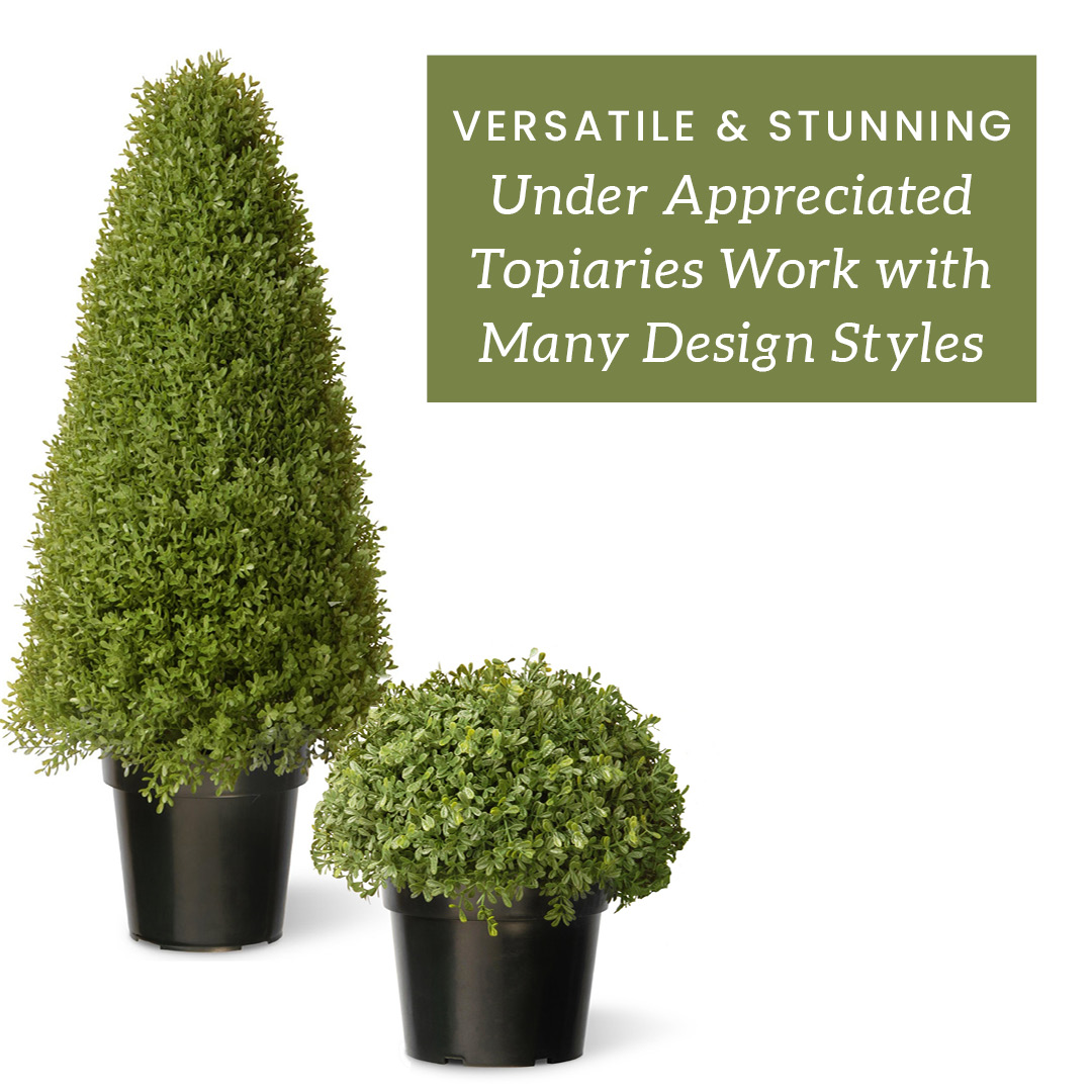 Versatile and Stunning Unsung Topiary Works with Many Design Styles