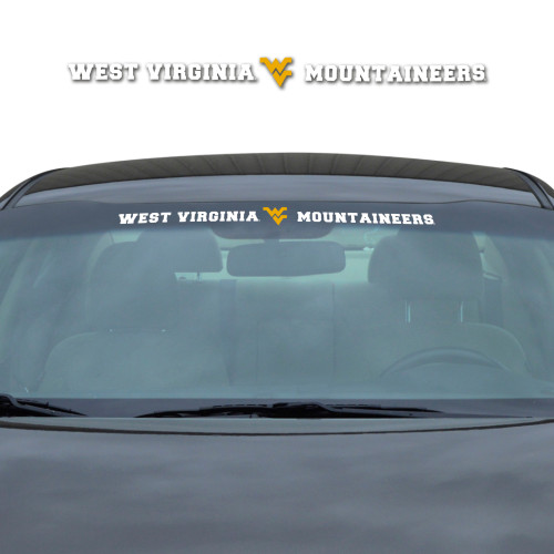 34” NCAA West Virginia University Mountaineers Automotive Windshield
