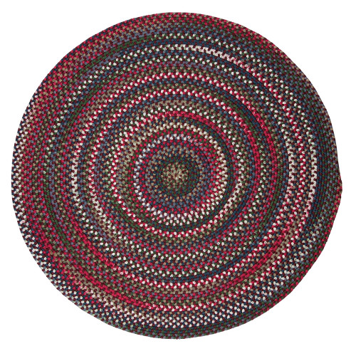 5' Reversible Handcrafted Round Braided Area Rug | Christmas Central