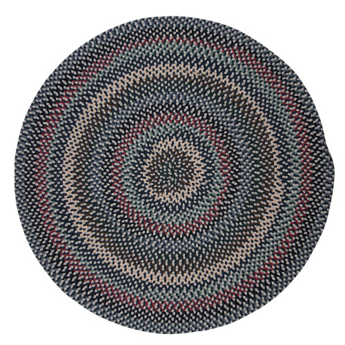 6' Round Handmade Braided Rug | Christmas Central