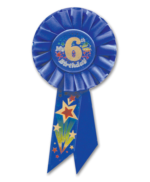 Pack of 6 Blue 