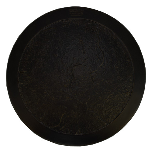 22” Antique Bronze Round Heavy Duty Lazy Susan & Fire Pit Table Cover