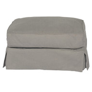 Horizon Upholstered Ottoman - 33" - Gray - IMAGE 1