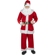 72" Life-Size Plush Santa Claus Standing or Sitting Christmas Figure - IMAGE 1