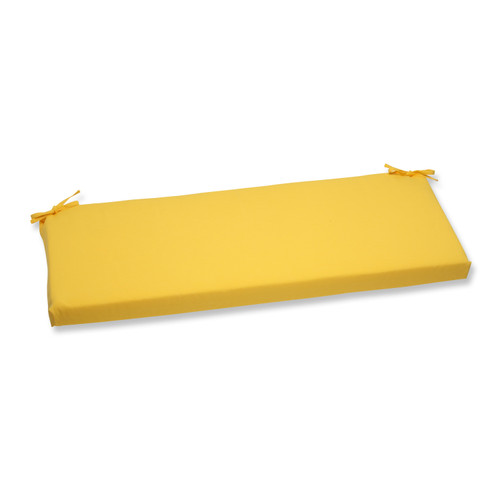 Rectangular Outdoor Patio Bench Cushion - 45" - Butterscotch Yellow ...