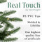 Real Touch™️ Medium Washington Frasier Fir Artificial Christmas Tree - Unlit - 4.5'