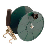 Mini Guide Reel in green, for stringing out pitches with polywire.