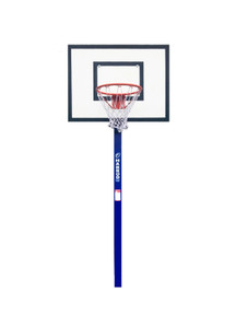 Permanent Mini Basketball Goals with Wooden Regulation Backboard - BAS-082
