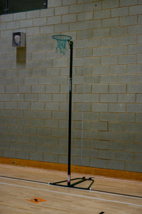 Regulation Netball Posts - Freestanding, 16mm Ring - NBL-014