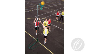 Single Wheelaway Netball Posts - 10mm Ring - NBL-023