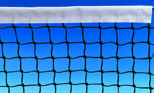 P1B Black Tournament Tennis Net - 3.5mm - TEN-001