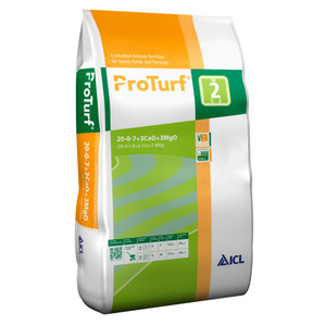 Proturf 20-0-7 Granular Fertiliser with two to three months longevity. 25kg pack size, use between March and September.  Proturf 20-0-7 Granular Fertiliser with two to three months longevity. 25kg pack size, use between March and September.