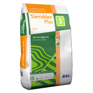 ICL Sierrablen Plus Active (3+Months) 19-5-18 granular controlled release fertiliser 25kg. ICL Sierrablen Plus Active (3+Months) 19-5-18 granular controlled release fertiliser 25kg.