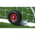 Harrod Sport flip-over wheels for freestanding steel football goals - close up Harrod Sport flip-over wheels for freestanding steel football goals - close up