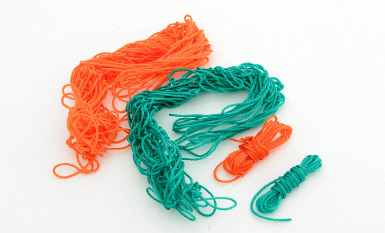 Practice Netball Nets - Green/Orange - NBL-001