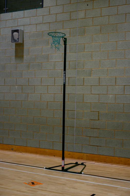 Regulation Netball Posts - Freestanding, 16mm Ring - NBL-014
