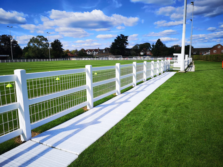 Duralock - Double Mesh Pitch barrier @ 1100mm high (approved at step 4+ NLS)