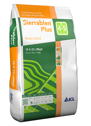ICL Sierrablen Plus Active (5+ Months) 15-5-22 granular controlled release fertiliser 25kg.
