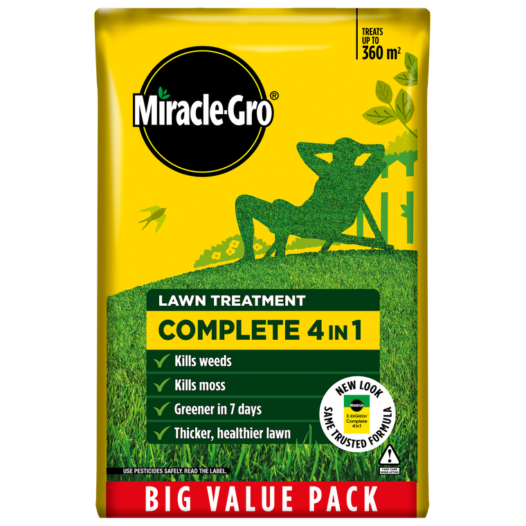 Complete 4-in-1 Weed, Feed & Moss Killer 360m² 12.6kg (121190)